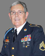 Michael Feeney, retured SSG in military uniform.